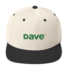 Dave Embroidered Snapback Hat