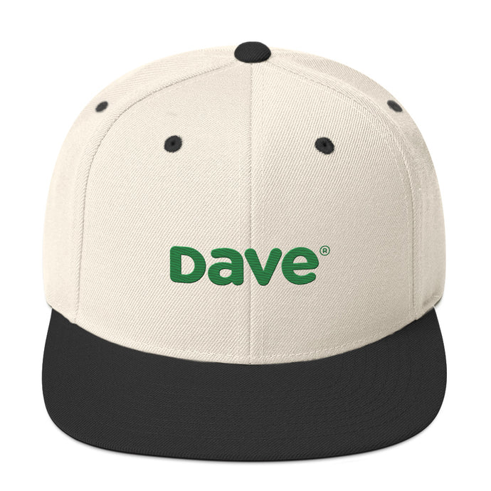 Dave Embroidered Snapback Hat