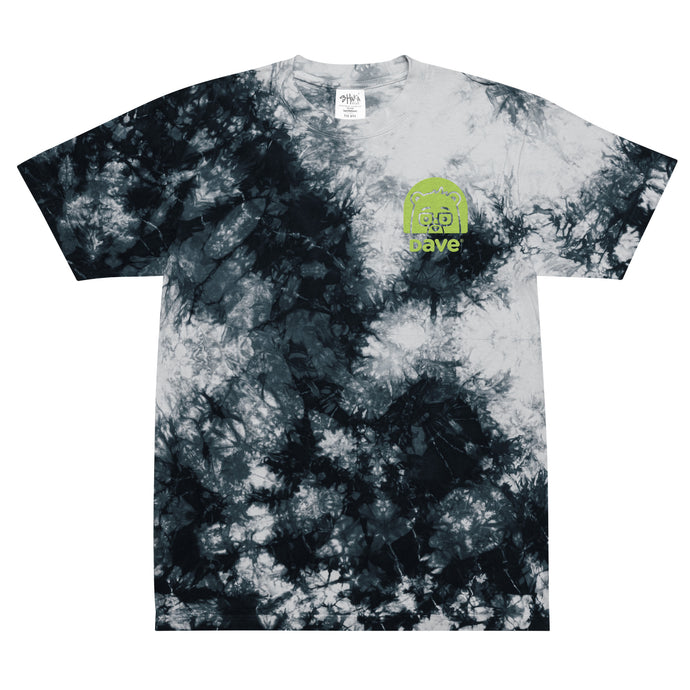 Dave Embroidered Oversized Tie-Dye T-Shirt