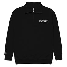 Dave Embroidered Quarter-Zip Fleece Pullover