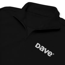 Dave Embroidered Quarter-Zip Fleece Pullover